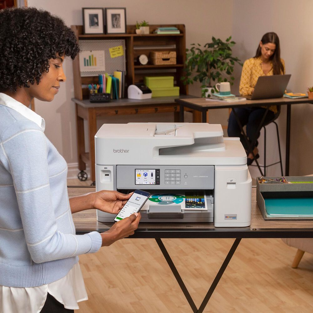 Brother INKvestment Tank MFC-J5855DW Wireless Color All-in-One Printer, , large