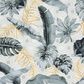 Safavieh Barbados Tropical Botanical 4" x 6" Grey and Gold Indoor/Outdoor Area Rug, , large