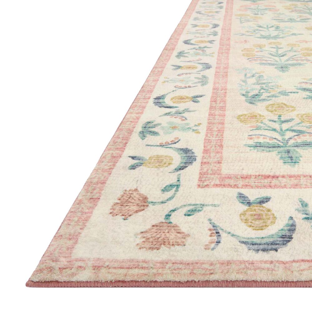 Rifle Paper Co Eden Mughal Rose 2&#39; x 5&#39; Blush Runner, , large