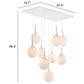 Zuo Modern Epsilon Ceiling Lamp in White, , large