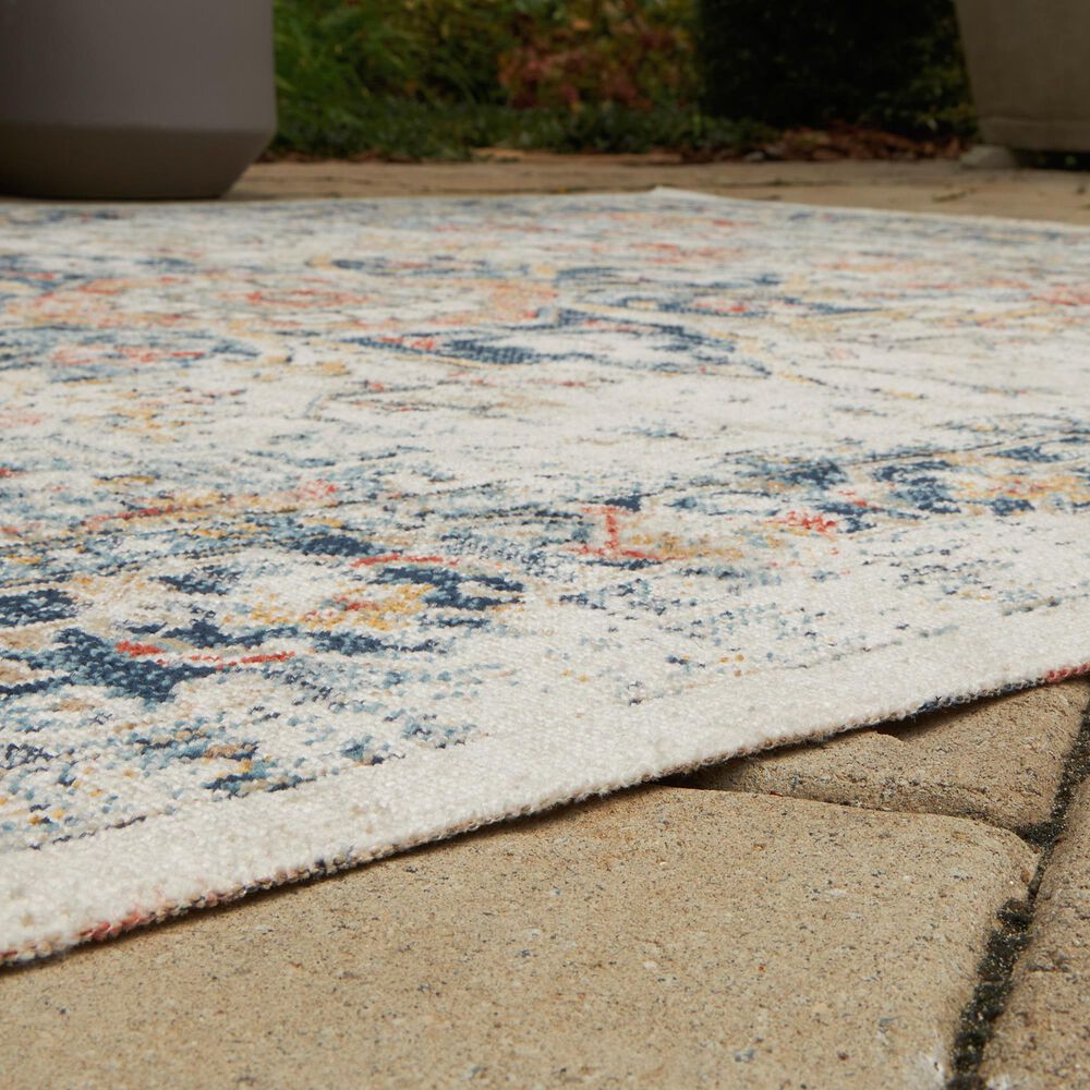 Ashley Jarrpage 5&#39; x 7&#39; Multicolor Outdoor Rug, , large