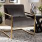 Baxton Studio Mira Arm Chair in Grey, , large