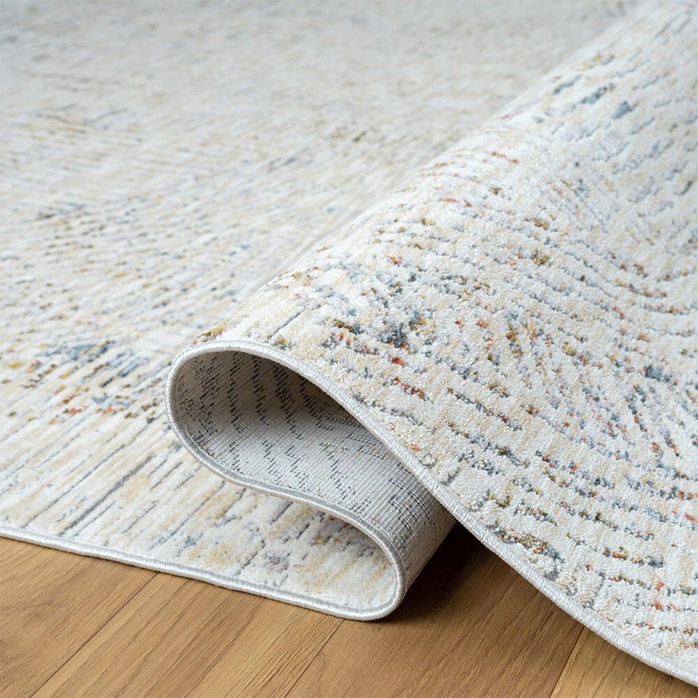 L&amp;R Resources Allure Light Gray and Ivory 10&#39; x 14&#39; Area Rug, , large
