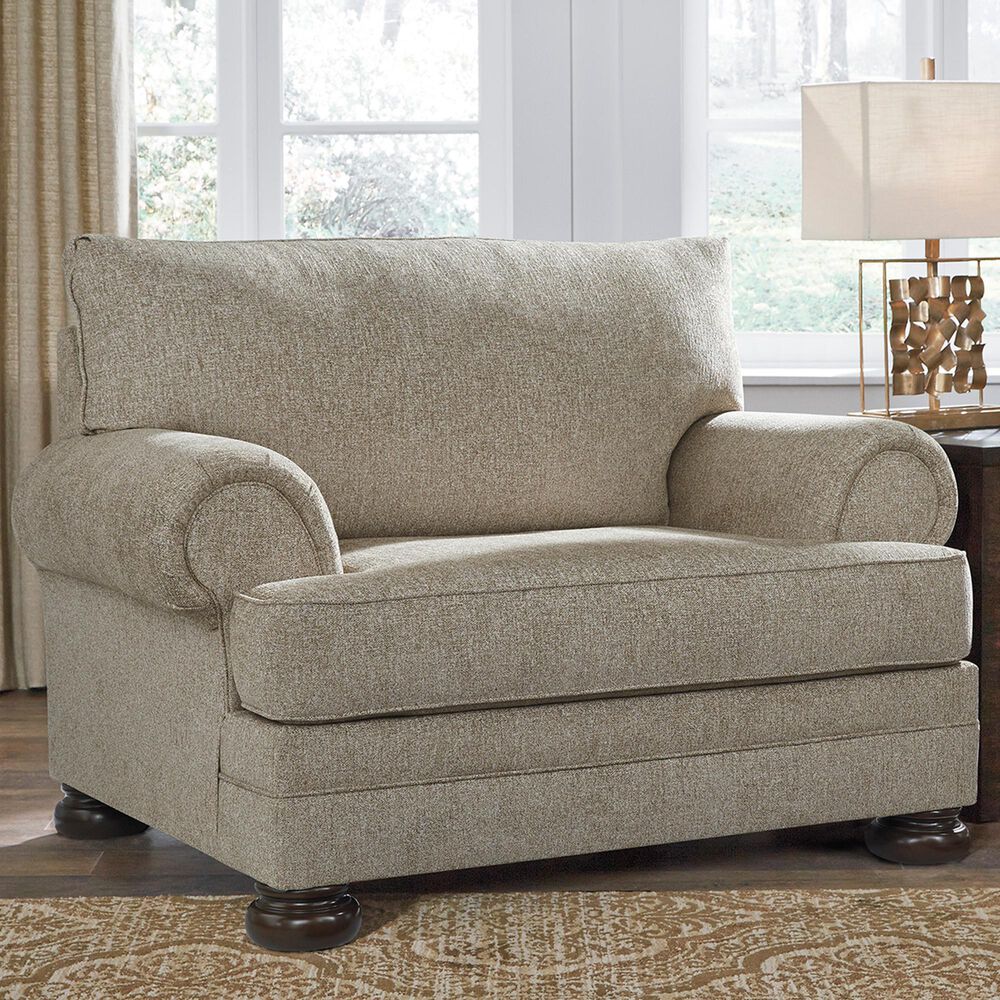 Ashley Kananwood Chair and a Half in Oatmeal, , large