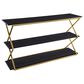 Blue River Westlake Console Table in Brushed Gold, , large