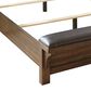 Signature Design by Ashley Lakeleigh Queen Panel Bed with Footboard Bench in Dark Brown, , large