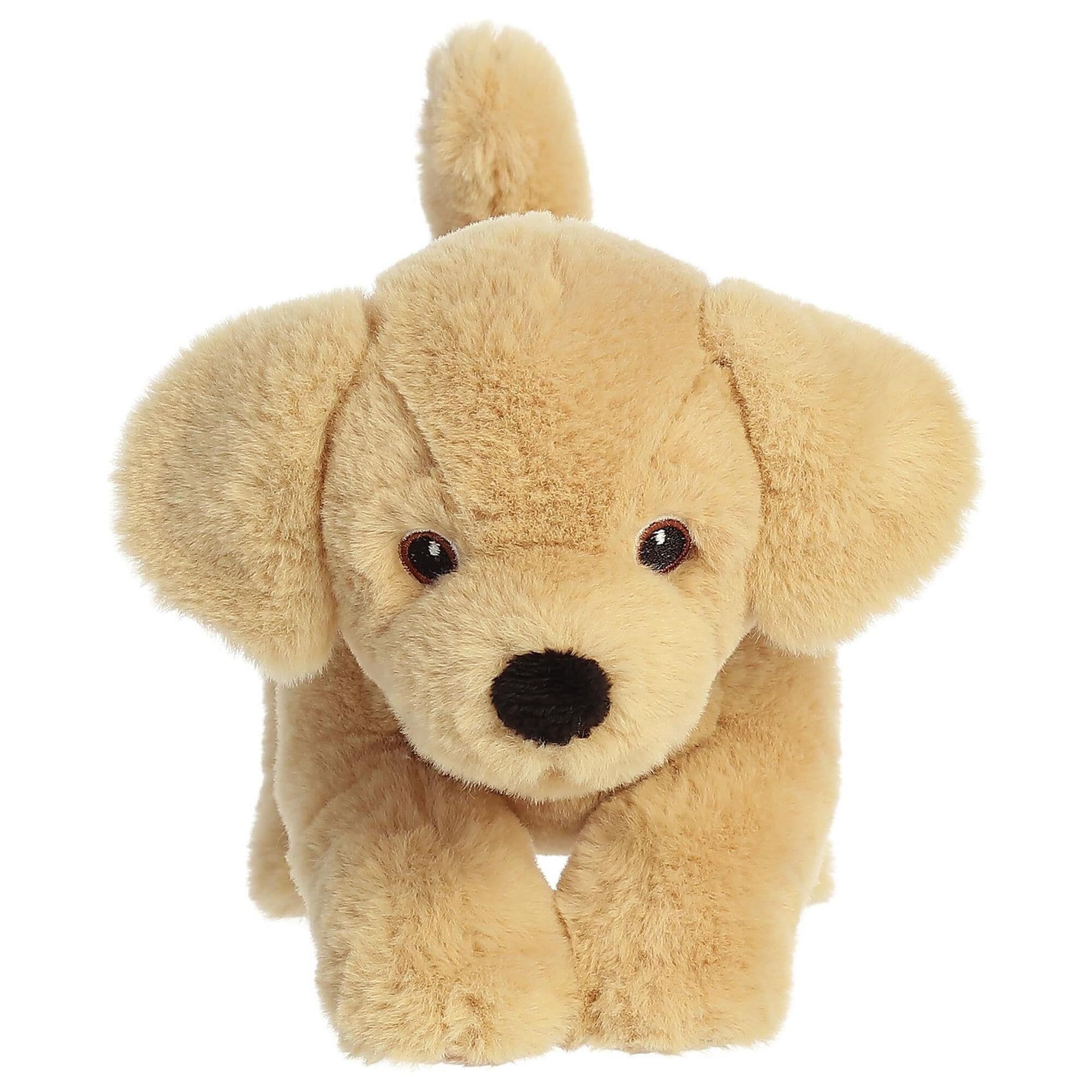 Large stuffed 2025 yellow lab