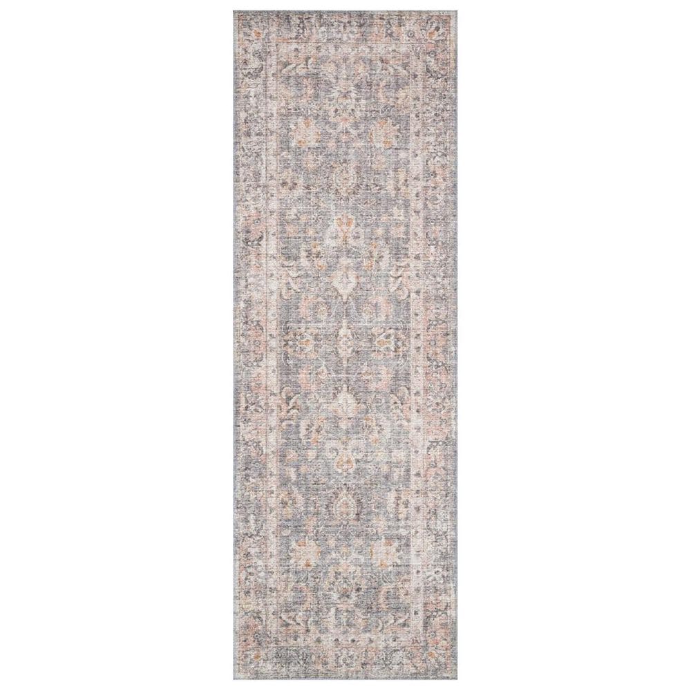 Loloi II Skye SKY-01 2"6" x 7"6" Grey and Apricot Runner, , large