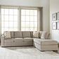 Ashley Bridgepoint 2-Piece Right Facing Sectional with Chaise in Stone, , large
