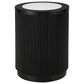 Ashley Grayman Round End Table in Matte Black, , large