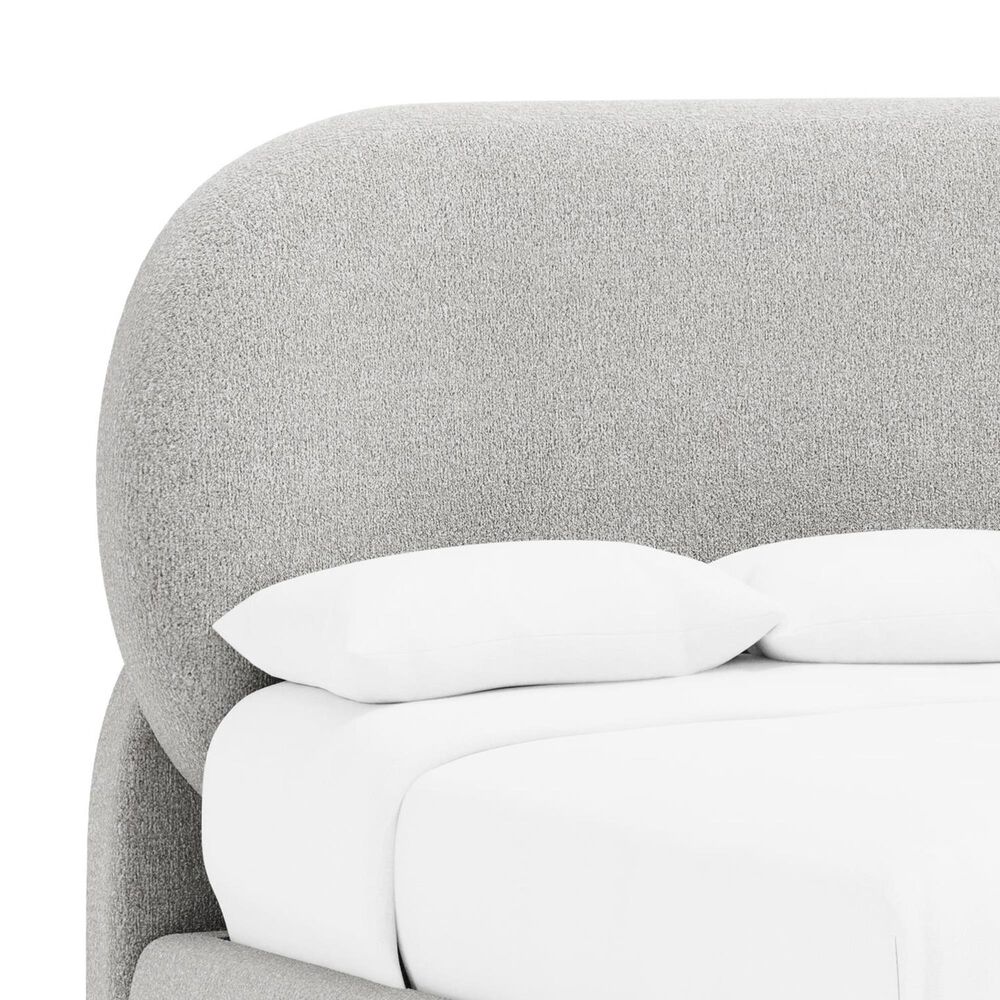 Bernhardt Monolith King Upholstered Panel Bed in Puma, , large