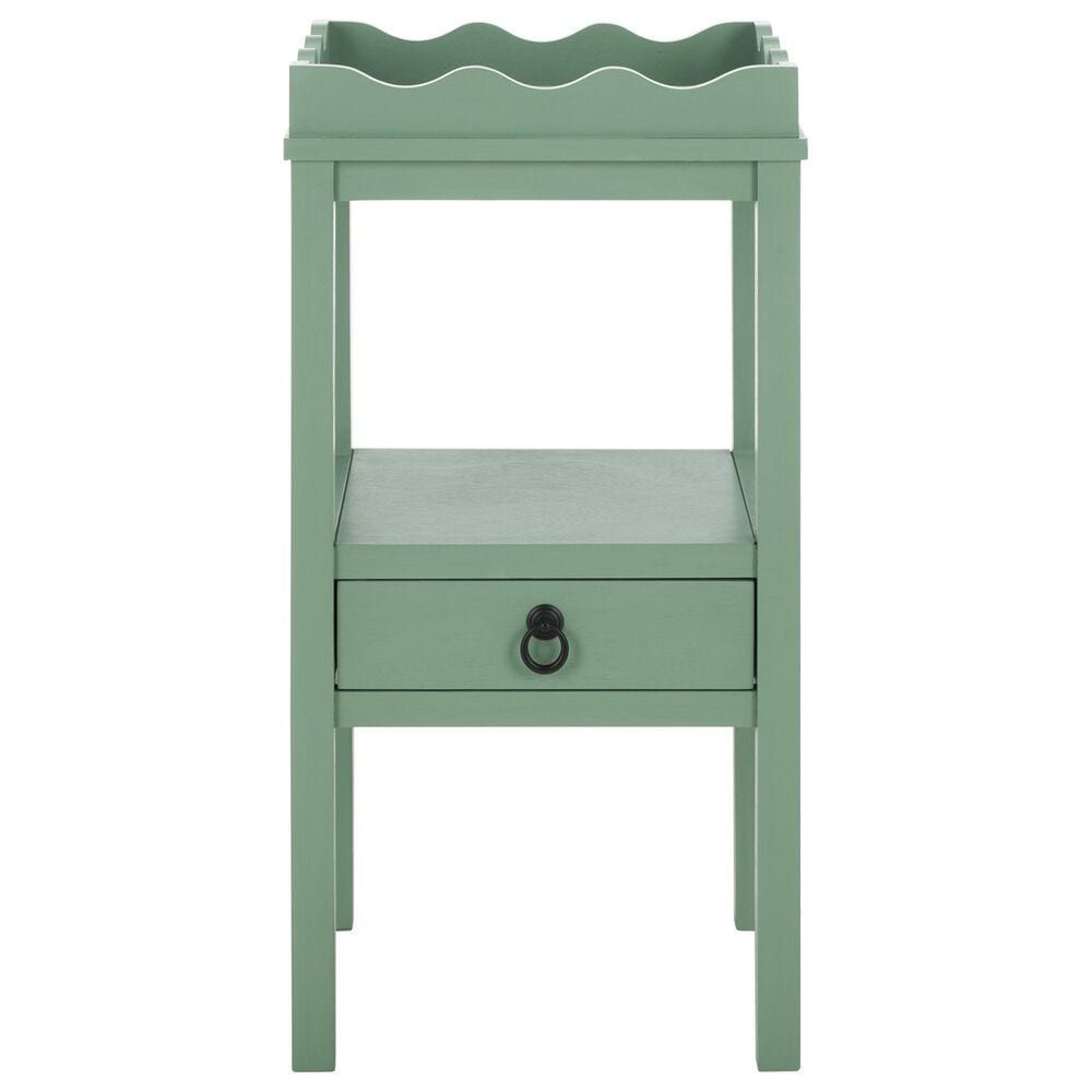 Safavieh Darlyn One Drawer Accent Table in Sage Green, , large
