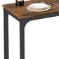 FDW 55" Bar Height Pub Table in Brown and Black, , large