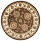 Safavieh Lyndhurst LNH555 5"3" Round Brown and Ivory Area Rug, , large