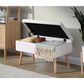 LumiSource Storage Bench in Beige, , large