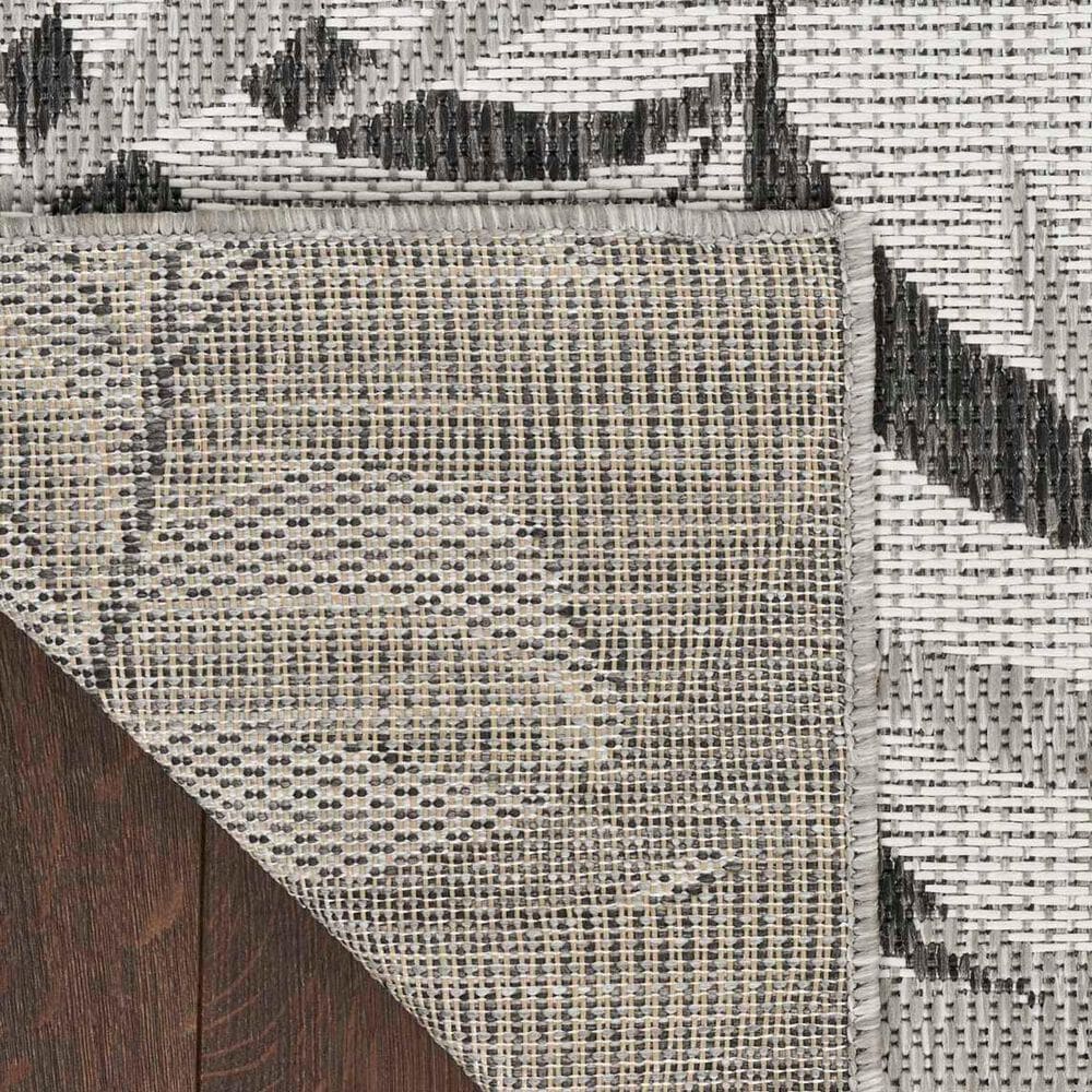 Nourison Garden Oasis Nature Grey 6&#39; x 9&#39; Indoor/Outdoor Area Rug, , large