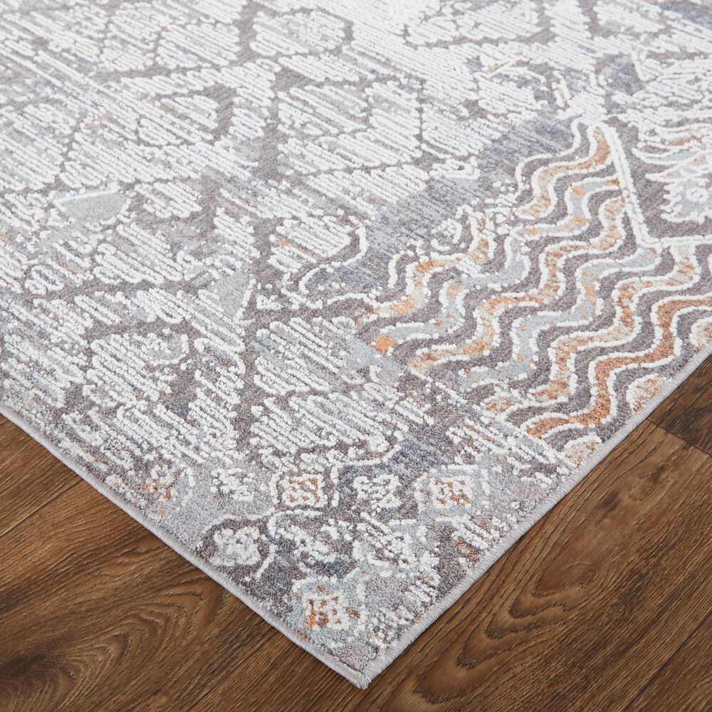 Feizy Francisco 4&#39; x 6&#39; Ivory and Gray Area Rug, , large