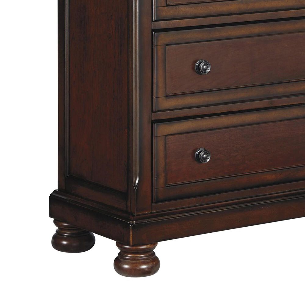 Millenium Porter 4-Piece King Storage Bedroom Set in Burnished Brown, , large