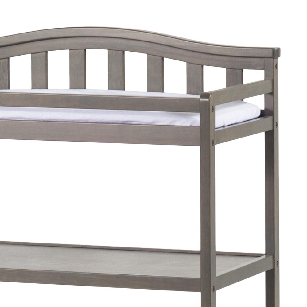 Foundations Worldwide Hampton 2 Piece Arch Top Nursery Set in Dapper Gray, , large