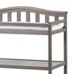 Foundations Worldwide Hampton 2 Piece Arch Top Nursery Set in Dapper Gray, , large