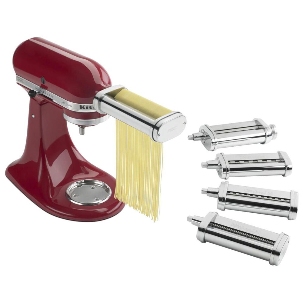 KitchenAid 5-Piece Pasta Deluxe Set in Stainless Steel, , large