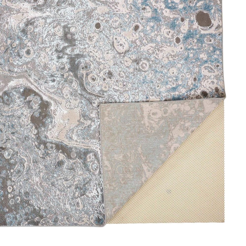 Feizy Azure 6&#39;7&quot; x 9&#39;6&quot; Silver and Blue Area Rug, , large