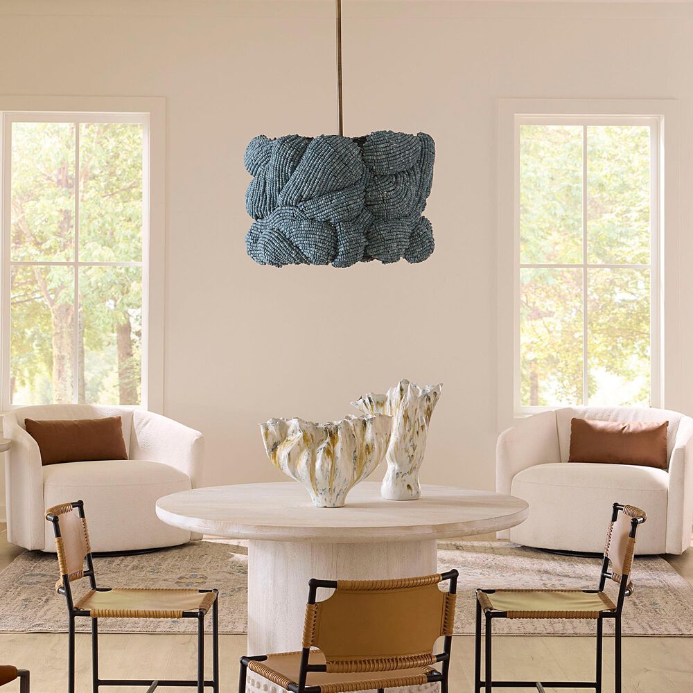 Jamie Young Direct Ship Elmont 3-Light Small Chandelier in Blue, , large