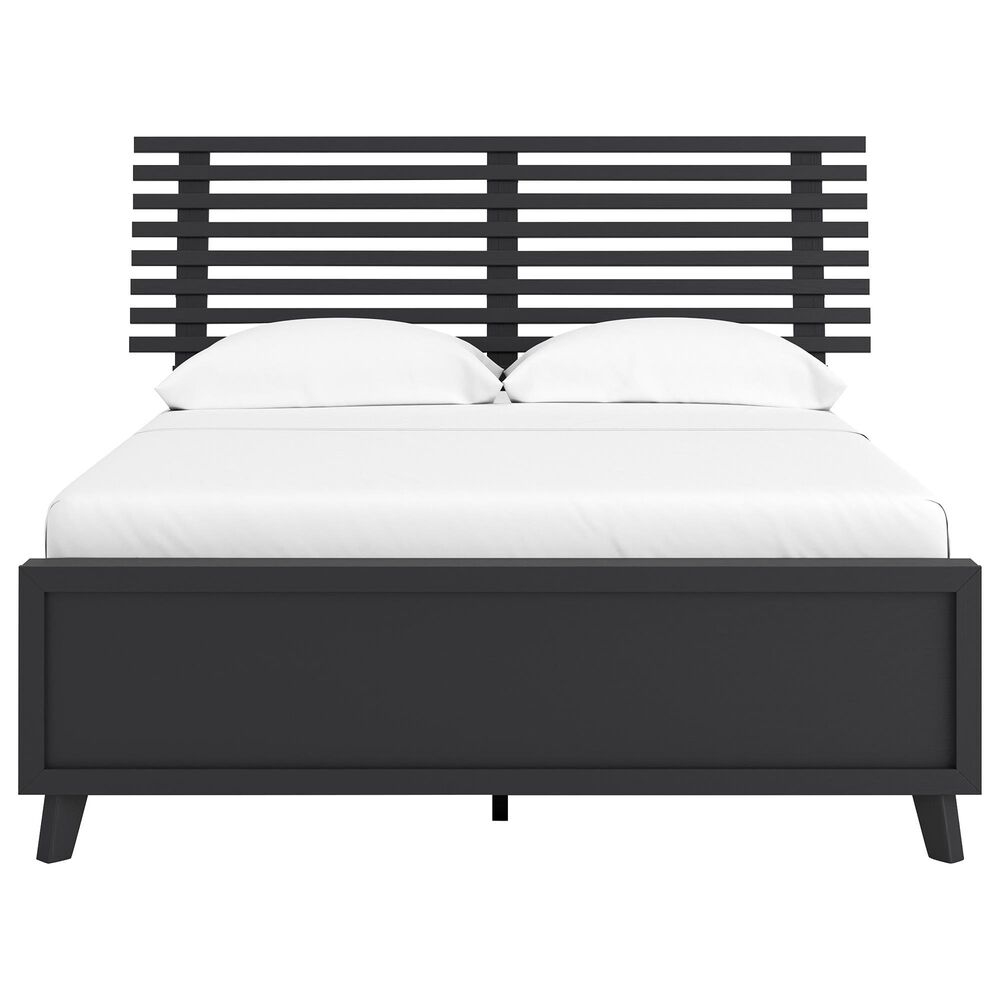 Ashley Danziar Full Slat Panel Bed in Black, , large