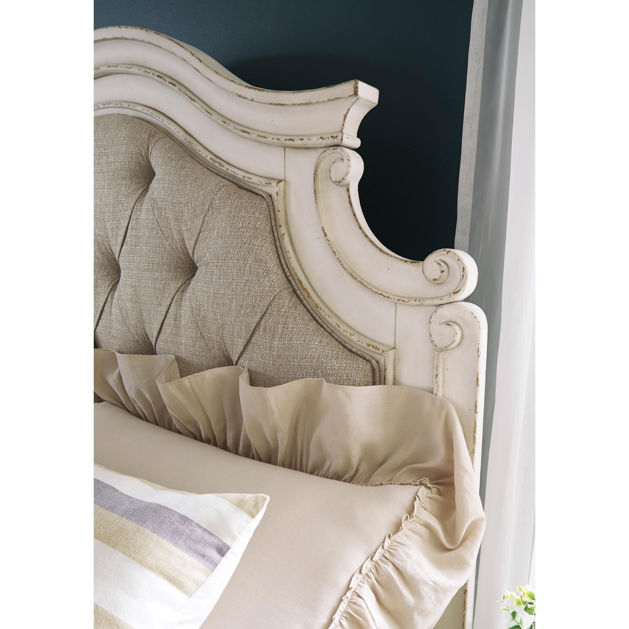 Queen upholstered panel headboard shop
