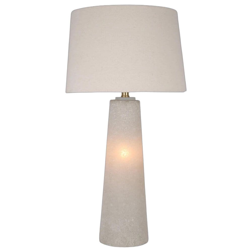 Classy Art Wholesalers Glass Table Lamp in Mystic Frost, , large