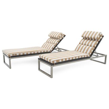 RST Brands Milo Sunbrella Patio Chaise Lounge in Maxim Beige (Set of 2), , large