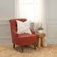 Rizzy Home 20" x 20" Striped Polyester Filled Throw Pillow in Ivory and Brown, , large