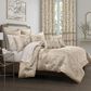 J. Queen New York Spectra 3-Piece Full/Queen Comforter Set in Taupe, , large