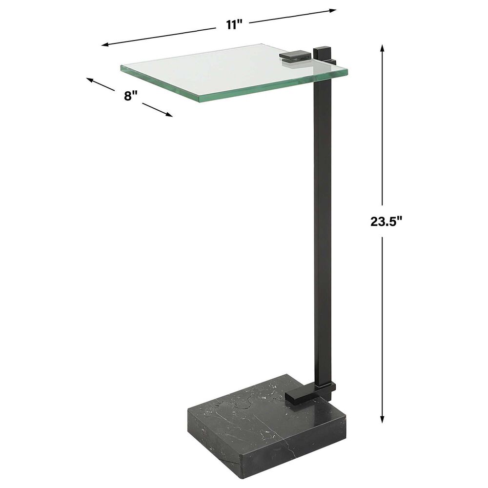 Uttermost Butler Accent Table in Black, , large