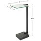 Uttermost Butler Accent Table in Black, , large