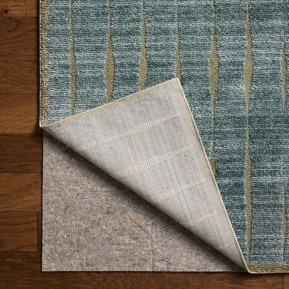 Chris Loves Julia x Loloi Calvin Ocean and Olive 9'6" x 12'6" Area Rug, , large