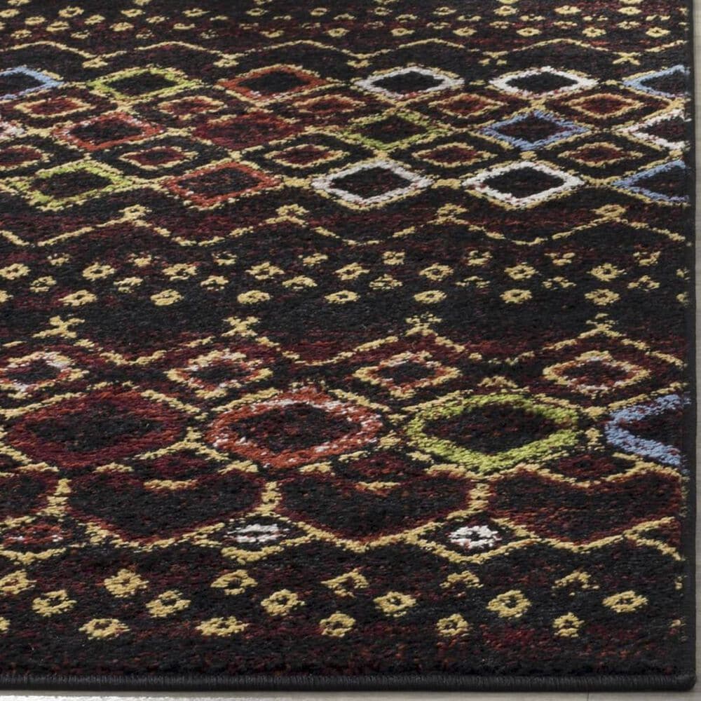 Safavieh Amsterdam AMS108P 2&#39;3&quot; x 12&#39; Black Runner, , large