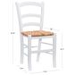 Linon Home Decor Carmelo Side Chair in White (Set of 2), , large