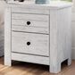 Ashley Makidern 2 Drawer Nightstand in Whitewash, , large