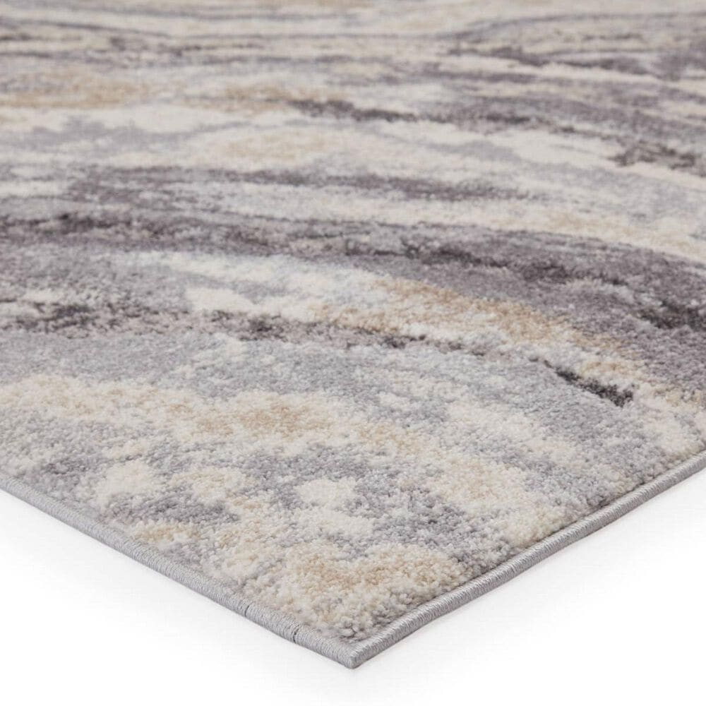 Jaipur Ferris Turtledove, Gargoyle, Frost Gray, Cloud Dancer and White Pepper 8&#39; x 10&#39; Area Rug, , large