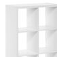 HOMLUX 8-Cube Reversible Open Back Bookshelf in White, , large