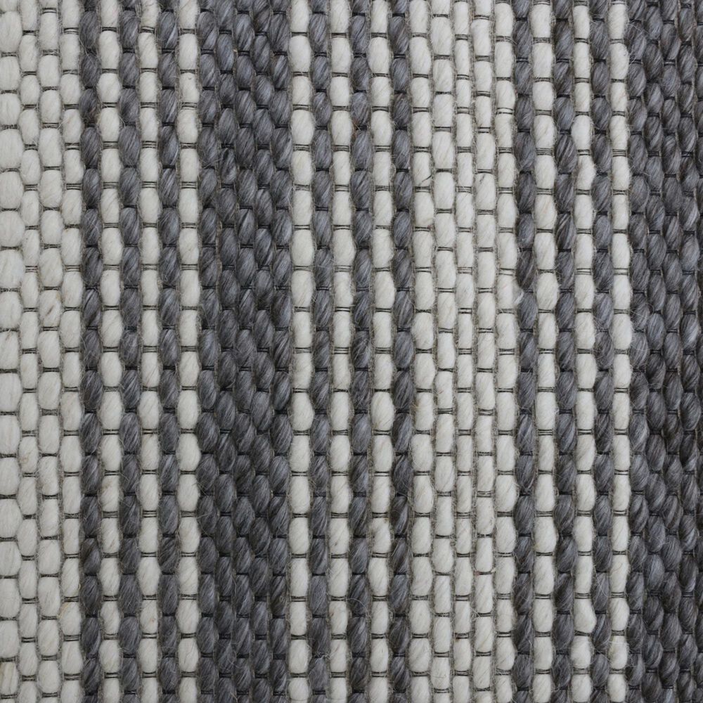 L&amp;R Resources Bergen 5&#39; x 7&#39;9&quot; Dark Gray and Ivory Area Rug, , large