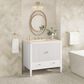 James Martin Vanities Myrrin 36" Vanity in Bright White with 3 cm Eternal Marfil Quartz Top, , large