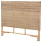 Baxton Studio Cantara Queen Panel Headboard in Natural Brown, , large
