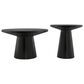 Furniture of America Halewood 2-Piece Coffee Table Set in Black, , large