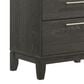 Lifestyle 2 Drawer Nightstand in Dark Gray, , large