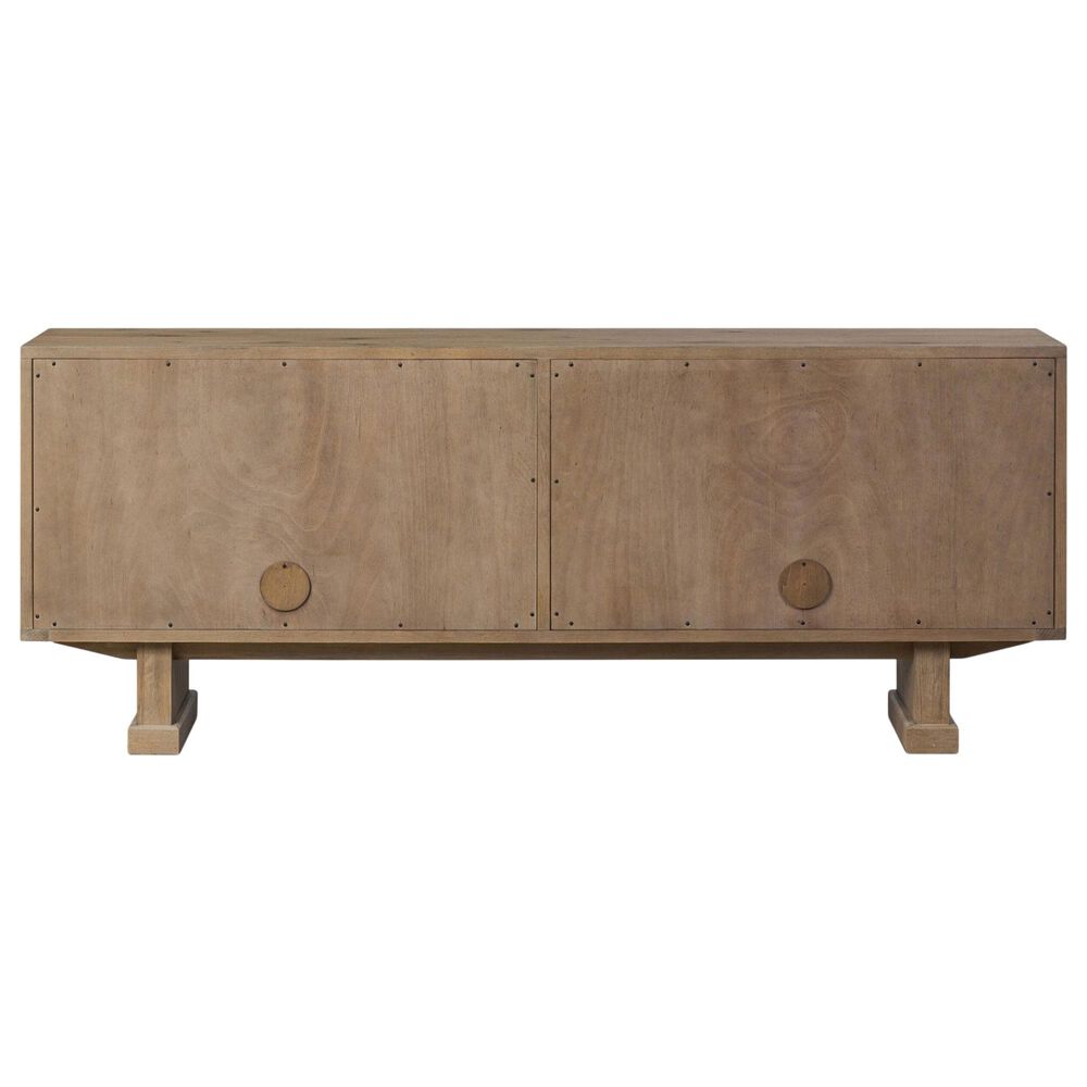 Four Hands Haiden Adela 4-Door Sideboard in Drifted Oak Veneer, , large