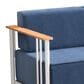 Sunwell Garden 3-Piece Patio Chat Set in Blue, , large