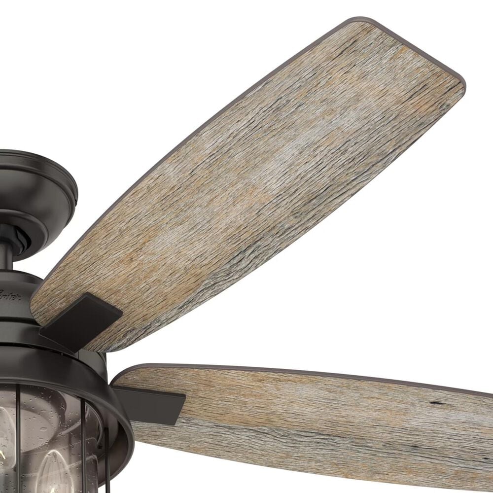 Hunter Coral Bay 52&quot; Outdoor Ceiling Fan with Lights in Noble Bronze, , large