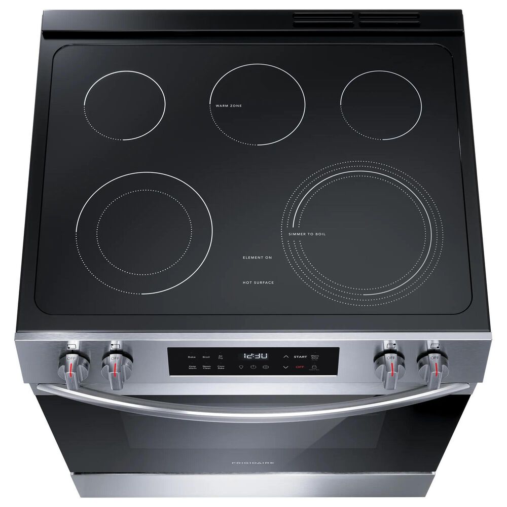 Frigidaire 30" Slide-In Front Control Electric Range with Air Fry in Stainless Steel, , large